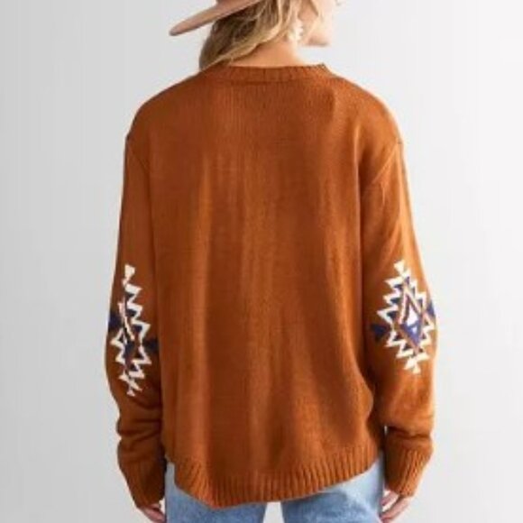 Wrangler Retro Knit Steer Head Western Sweater - Picture 2 of 12